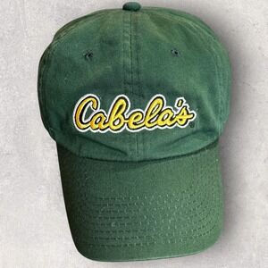 Cabela's Hat OSFA Green World's Foremost Outfitter Embroidered Baseball Cap
